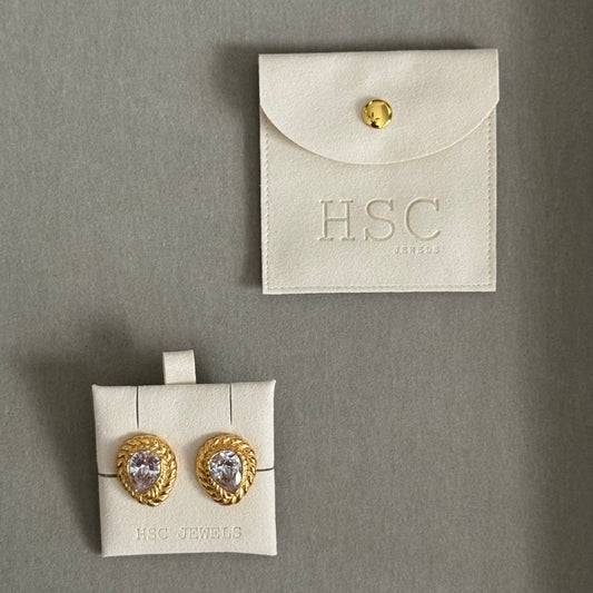 Leslie Braided Edge Earrings