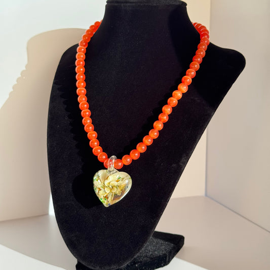 Eliza Glass Beads Necklace