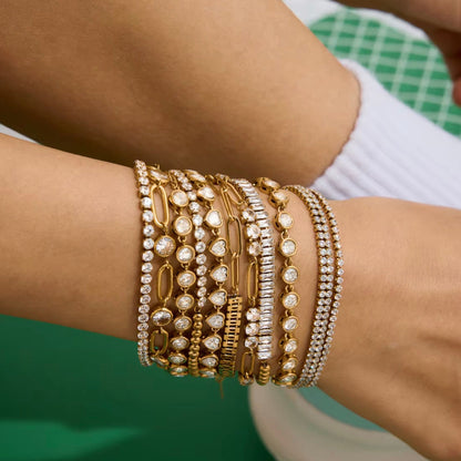 Miriam Elastic Tennis Bracelet