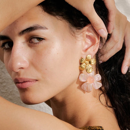 Casey Flower Dangle Earrings