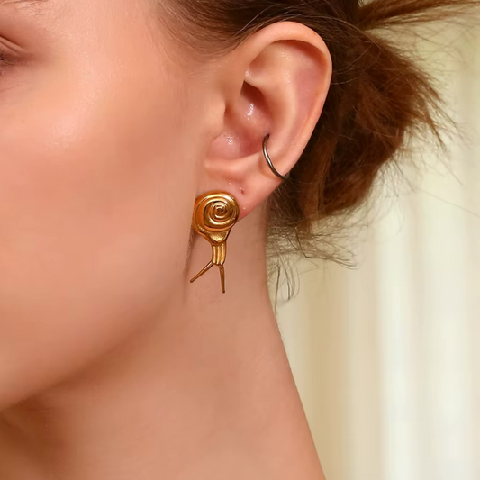 Leah Snail Earrings