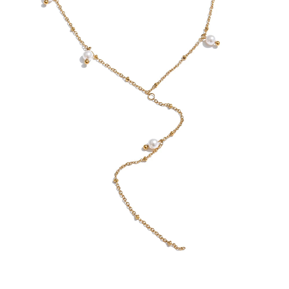 Tesa Aesthetic Pearls Waist Chain