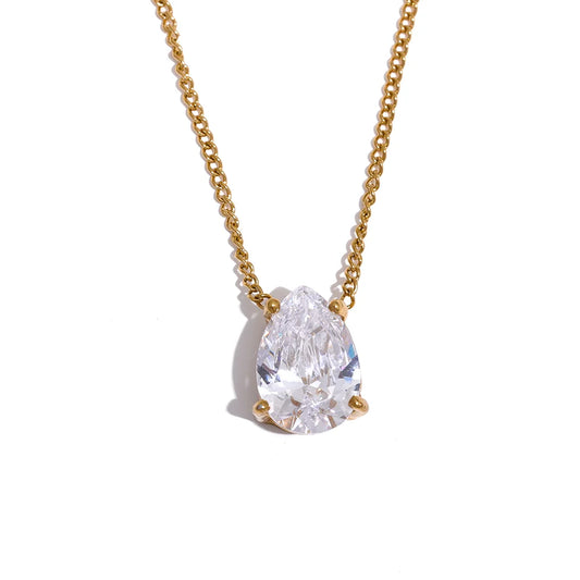 Aimee Zirconia Pendant Necklace