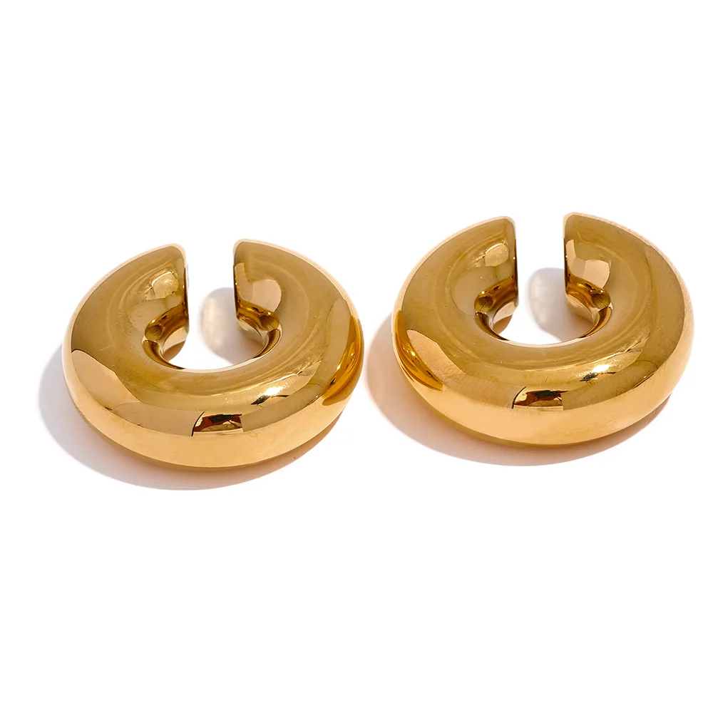 Serena Chunky Clip-on Earrings