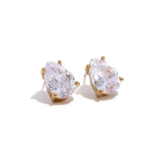 Aimee Zirconia Stud Earrings