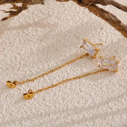 Inara Chain Drop Dangle Earrings