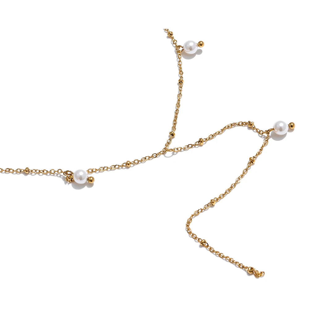 Tesa Aesthetic Pearls Waist Chain