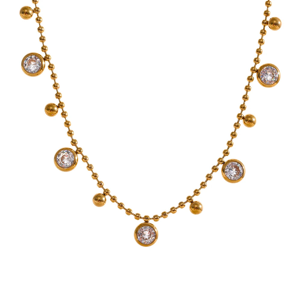 Claire Zirconia Aesthetic Necklace