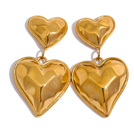 Kyli Hearts Drop Earrings