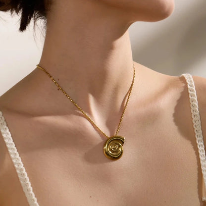 Luna Shell Earrings + Necklace