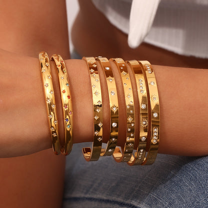 Camile Crystal Bangle