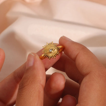 Sammy Zircon Evil Eye Ring