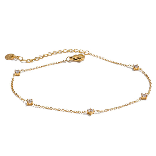 Elle Zirconia Stone Anklet Chain