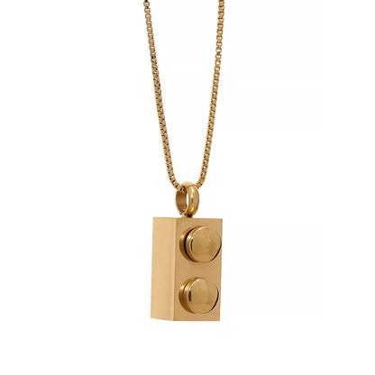 Raven Lego Pendant Necklace