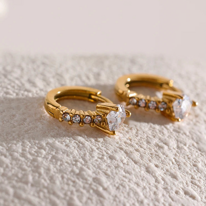 Adele Zirconia Micro Hoop Earrings