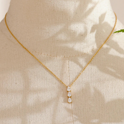 Aimee Earrings + Necklace Stack