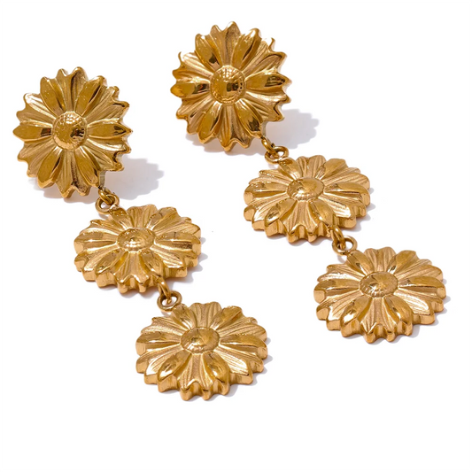 Mariel Flowers Drop Earrings