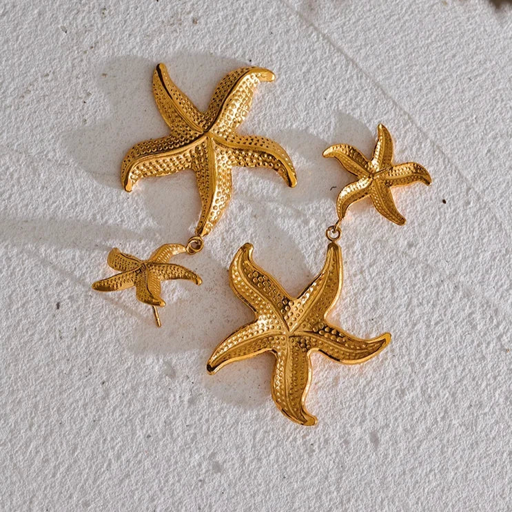 Madonna Starfish Drop Earrings