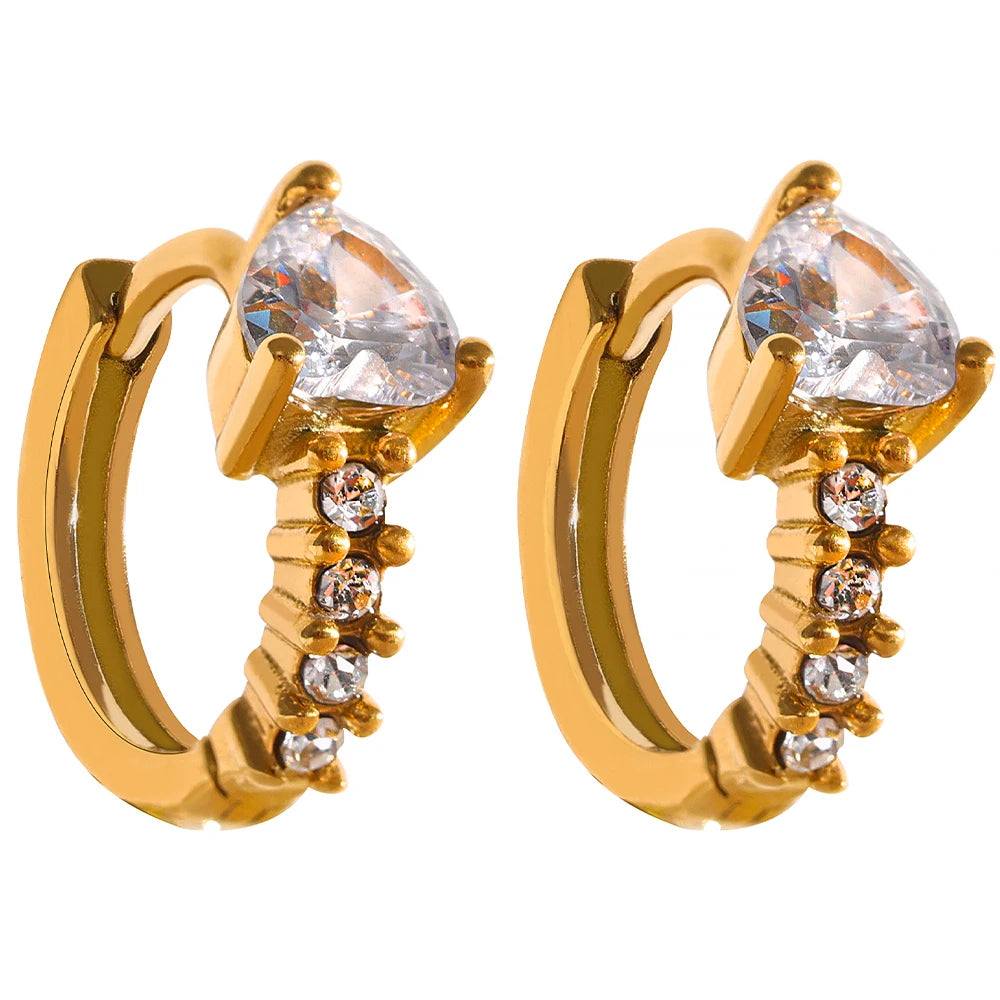 Adele Zirconia Micro Hoop Earrings