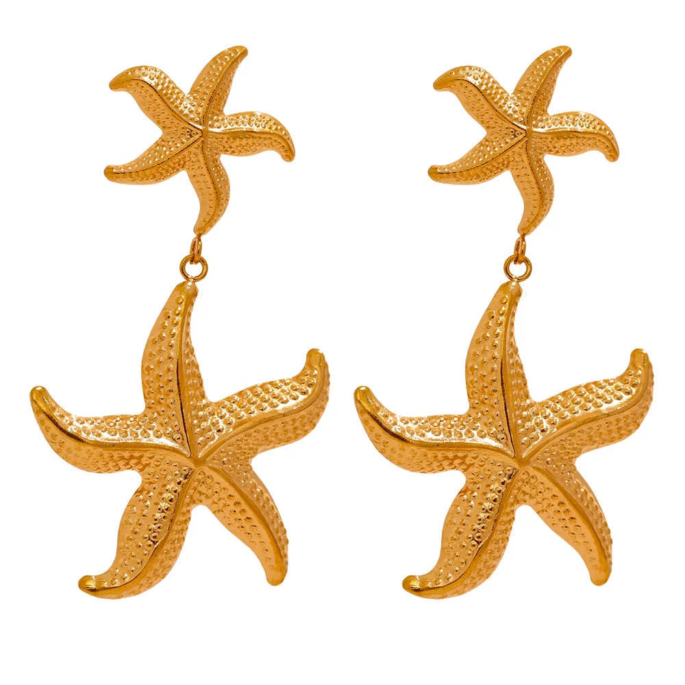 Madonna Starfish Drop Earrings