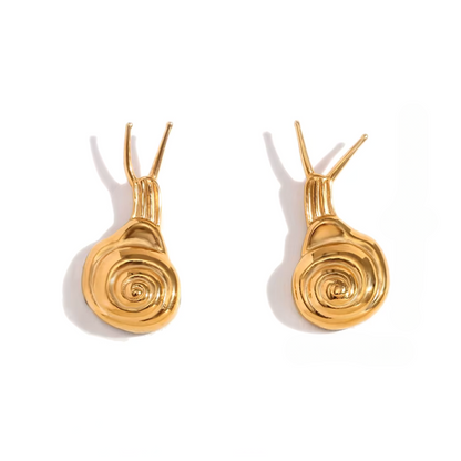 Leah Snail Earrings