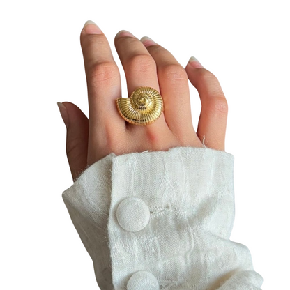 Kailani Shell Statement Ring
