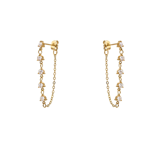 Tatum Chain Dangle Earrings