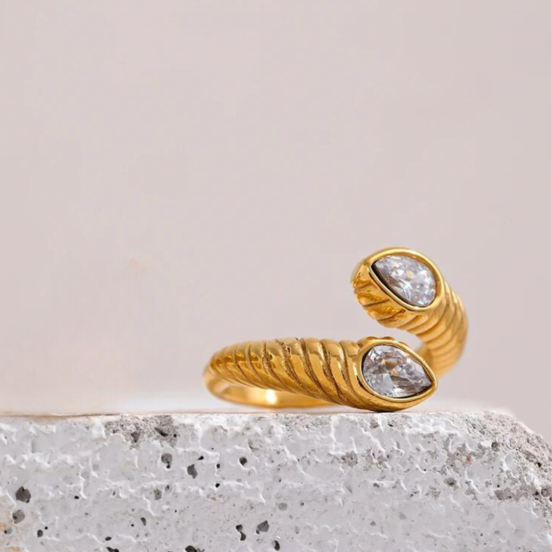 Kendall Cuban Zirconia Ring