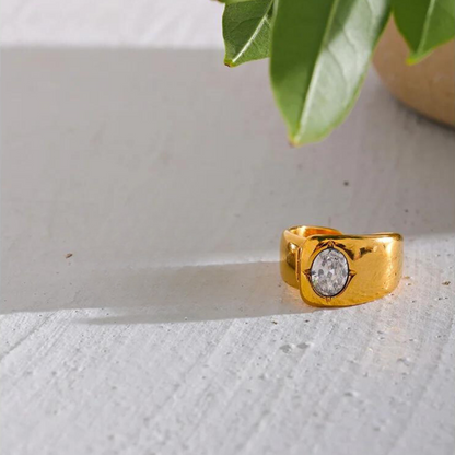 Nikita Chunky Zirconia Ring