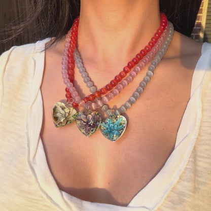 Eliza Glass Beads Necklace