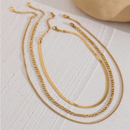 Telineah  Chain Layered Necklace